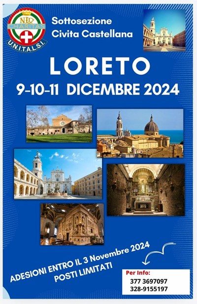 PELLEGRINAGGIO UNITALSI A LORETO